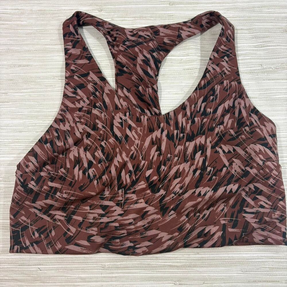 ZELLA MEDIUM ✨ racerback Bra brown EUC